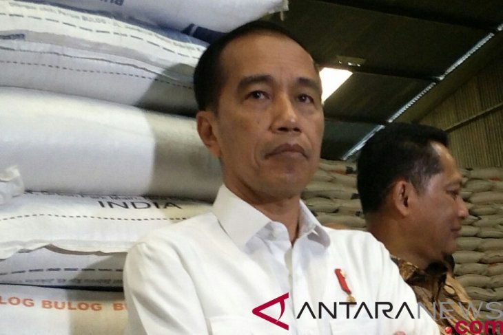 Presiden Jokowi Tegaskan Beras Impor Belum Masuk