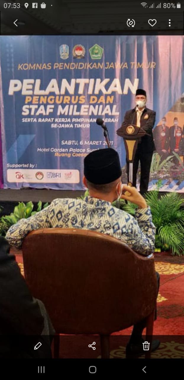 Komnasdik Jatim Berhidmat Mewujudkan Jatim Cerdas.