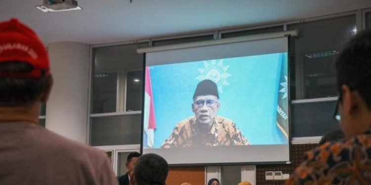 Silaturahim dengan Awak Media, Haedar Nashir Sampaikan Lima Hal