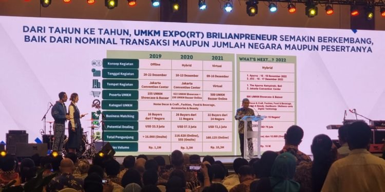 UMKM EXPO(RT) Brilianpreneur 2022 Majukan UMKM Indonesia