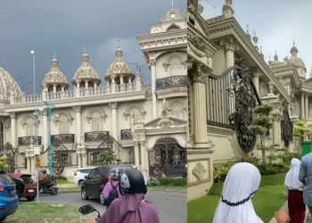 Penampakan Luar Rumah Mewah Sultan Sidoarjo