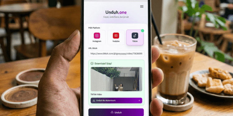 downloader tiktok video gratis tanpa iklan - unduh one