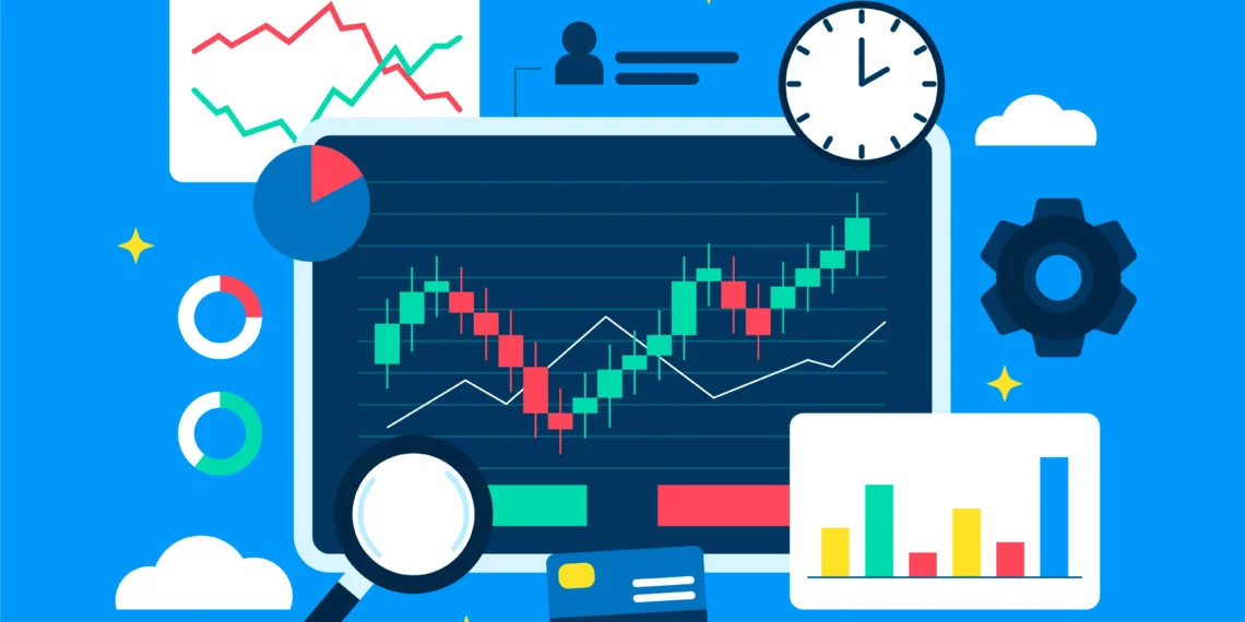 ilustrasi grafik analisis majoris pasar uang syariah