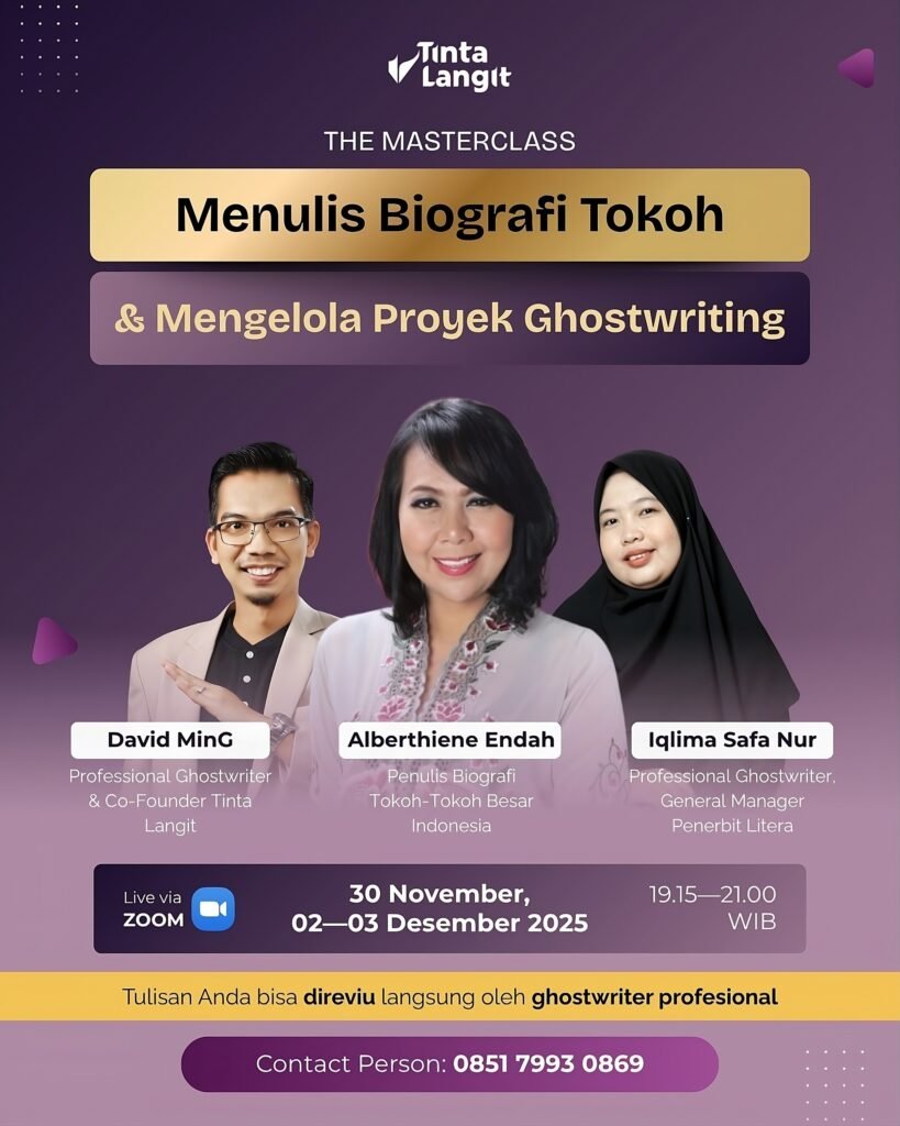 Para mentor kepenulisan, 03 Desember 2025, Foto ; Istimewa